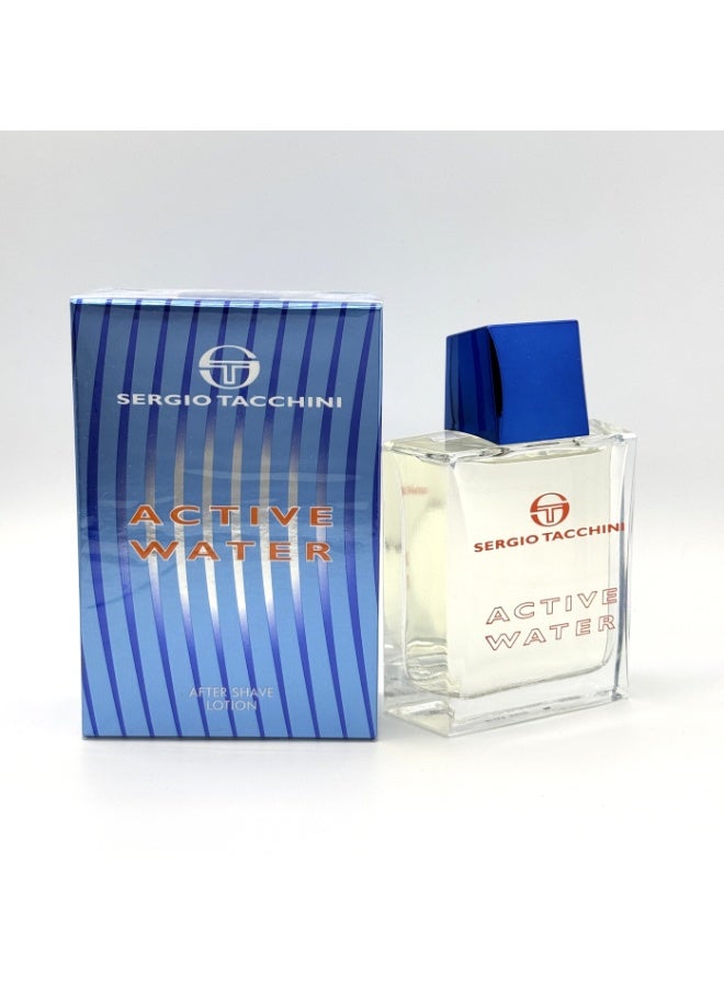 Sergio Tacchini Active Water cologne After Shave Lotion 100Ml Original - Image 1
